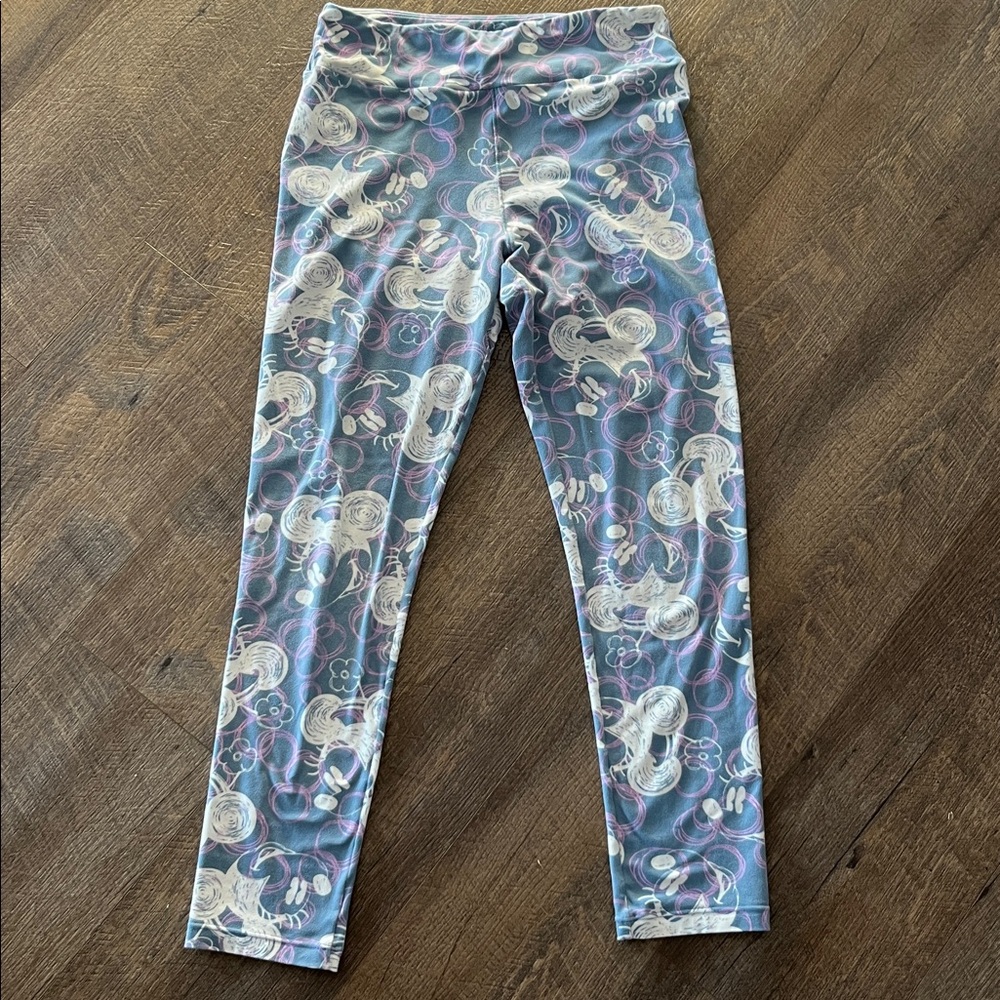 Disney Purple, Blue and White Leggings